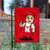 College Flags   Banners Co  Nebraska Cornhuskers Lil Red Mascot Garden Flag