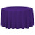 LinenTablecloth 132 Inch Round Polyester Tablecloth Purple