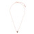 DEMDACO Loving Memories Pet Rose Gold Tone One Size Fits Most Brass Metal Necklace
