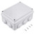 Awclub ABS Plastic IP65 Dustproof Waterproof Junction Box Universal Electrical Project Enclosure White 5.9"x4.3"x2.8"(150mmx110mmx70mm)