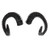 Artificial Sheep Ram Horns Costume Ram Horns Headband for Halloween Cosplay Costume   Black