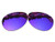 Vonxyz Lenses Replacement for Oakley Feedback Sunglass   Violet MirrorCoat Polarized