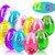 AIERVEN 12 Pack Colorful Slime Eggs Putty Toys Easter Eggs for Kids 6   Girls Boys Easter Gift Easter Basket Stuffers Fillers Gifts Slime Egg Toys for Party Favor Bags Include 4 Packs Color Sequins