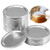 24 Pcs Regular Mouth Canning Lids  Lids for Mason Jar Canning Lids ?Split Type Lids Leak Proof and Silver Secure Canning Jar Caps  70mm