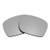 Glintbay 100 Precise Fit Replacement Sunglass Lenses for Oakley Mainlink   Polarized Metallic Silver Mirror