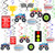 48 Pcs Monster Truck Party Decorations Monster Truck Birthday Party Favors Monster Truck Party Supplies