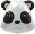 Northstar 28  Panda Head Foil Balloon  Multicolor