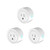 Smart Socket Mini Smart Plug Wifi Socket Remote Control Devices From Anywhere With Smart Phone, Compatible With Alexa, Wireless Smart Timing Socket KING2PRO 3-Pack