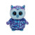 Ty Beanie Boos Oscar The Blue/Purple Owl Plush