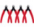Small Wire Cutters Flush Cutter  5 Inch Flush Cut Pliers for Precision Cutting Crafting  4 Pack