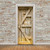 3D Door Decal Door Stickers Decor Door Mural Removable Vinyl Door Wall Mural Door Wallpaper for Home Decor