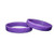 Fundraising For A Cause   Purple Epilepsy Awareness Bracelets  Purple Ribbon Epilepsy Awareness Silicone Bracelets for Adults  Pack of 5