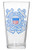 Officially Licensed United States Coast Guard Emblem Pint Glass