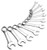 Sunex 9930M Metric Stubby Combination Wrench Set, 10-Piece