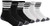 adidas Youth Kids Boy s Girl s 3 Stripes Crew Socks  6 Pair   Black White Black   Onix Marl White Black Onix   Lt On  Large   Shoe Size 3Y 9