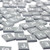 200 Wood Scrabble Tiles - Gray Color - 2 Complete Sets - Game Replacement Crafts Weddings Scrapbooking