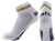 NCAA Michigan Wolverines Quarter Socks  White