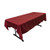 LA Linen Polyester Poplin Rectangular Tablecloth  60 x 90  Cranberry