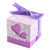 GLOGLOW 50Pcs Small Candy Boxes Party Favors Wedding Baby Shower Birthday Candy Chocolate Gift Boxes with Ribbon Purple
