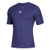 adidas Training Alphaskin Sport Short Sleeve Tee  Collegiate Purple  Small