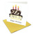 Happy Birthday  Cake Quilling Greeting Card  6x6  with Envelope  Blank Inside  Hand made  Suitable for Framing