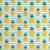 Ambesonne Pineapple Fabric by The Yard  Tropical Exotic Fruit Illustrated Pattern on Stripes  Decorative Fabric for Upholstery and Home Accents  1 Yard  Yellow Teal