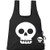 Chicobag Original Reusable Shopping Tote  Halloween Skull Trick or Treat Bag