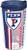 Tervis Pennsylvania Quakers College Pride Insulated Tumbler with Wrap and Navy Lid  16oz  Clear