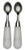Thirstystone N732 Cocktail Spoons White