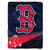 MLB Boston Red Sox  Speed  Raschel Throw Blanket  60  x 80