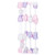 Kurt Adler PINK  PURPLE AND WHITE GLITTERED GUM DROP GARLAND