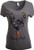 Classy Chick   Funny  Cute Chicken Hen Humor Chiken V Neck T Shirt for Women  Vneck 2XL