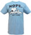 Peanuts Snoopy T Shirt Men s Funny Nope  Not Today  Light Heather Blue