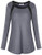 Bobolink Workout Shirts for Women  Yoga Tops Long Sleeve Gym Shirts Activewear Dry Fit T Shirt Running Tunics Soft Light Weight Sports Exercise Clothing Casual Performance Clothes Large Gray