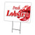 Lobster 12 x16  Yard Sign   Stake Outdoor Plastic coroplast Window