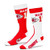 For Bare Feet Kansas City Chiefs Big Top Mismatch Men s Crew Socks   Patrick Mahomes 15  Medium  5 10