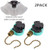 Ceiling Fan Switch ZE 268S6 3 Speed Fan Switch Pull Chain Control Switch Compatible with Hunter Ceiling Fans  Wall Lamps  Cabinet Light  2 Pack  Bronze