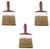 Linzer 3121 0400 Waterproofing Brush  4   Pack of 3