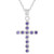 925 Sterling Silver Cross Necklace Jewelry Girls Kids Christening Pendant CZ 16 925 Sterling Silver Cross Necklace Jewelry Girls Kids Christening Pendant CZ 16