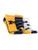 TCK Michigan Wolverines No Show Socks Full Field 3 Pack  Blue Maize White  Medium