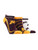 TCK Minnesota Golden Gophers No Show Socks Full Field 3 Pack  Maroon Gold White  Medium