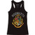 Harry Potter Distressed Hogwarts Crest Juniors Tank Top  Large  Black