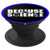 Funny Distressed Because Science   Anti Flat Earthers PopSockets Grip and Stand for Phones and Tablets