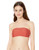 Volcom Junior s Women s Simply Solid Bandeau Bikini Top  Burnt red  Extra Large