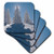 3dRose CST 92867 1 Snow Covered Trees at Santa Fe Ski Area US32 LKL0109 Lee Klopfer Soft Coasters  Set of 4