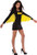 Rubie s Women s DC Comics Superhero Style Batgirl Costume Dress With Wings  As Shown  Small