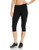 Jockey Women s Judo Legging with Wide Waistband  Deep Black  Small