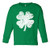 Distressed Four Leaf Clover   Luck Irish Long Sleeve Toddler Cotton Jersey Shirt  Kelly  4T Distressed Four Leaf Clover   Luck Irish Long Sleeve Toddler Cotton Jersey Shirt  Kelly  4T