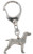 Weimaraner Made in U K Artistic Style Dog Key Ring Collection