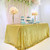BalsaCircle TRLYC 60x102 Inch Rectangular Gold Sequin Tablecloth for Wedding Party Christmas Day Gold